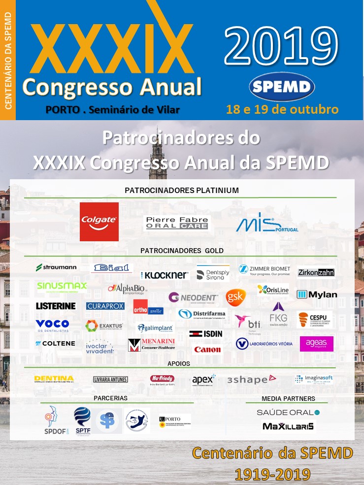 Patrocinadores XXXIX Congresso Anual da SPEMD