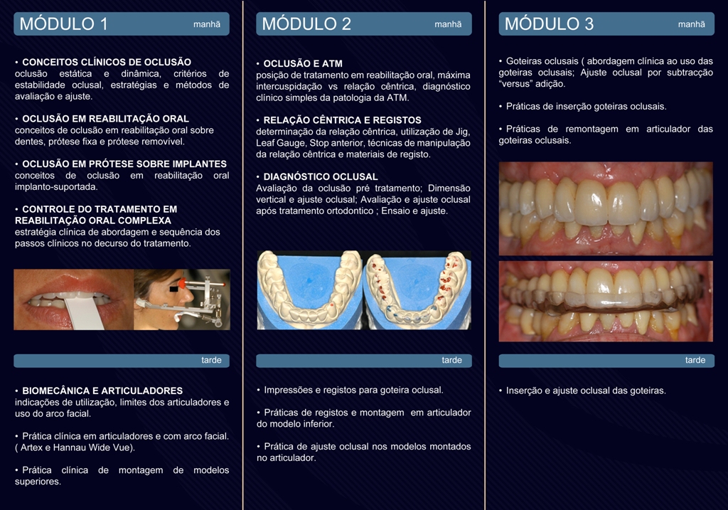 Programa Oclusão na prática clínica